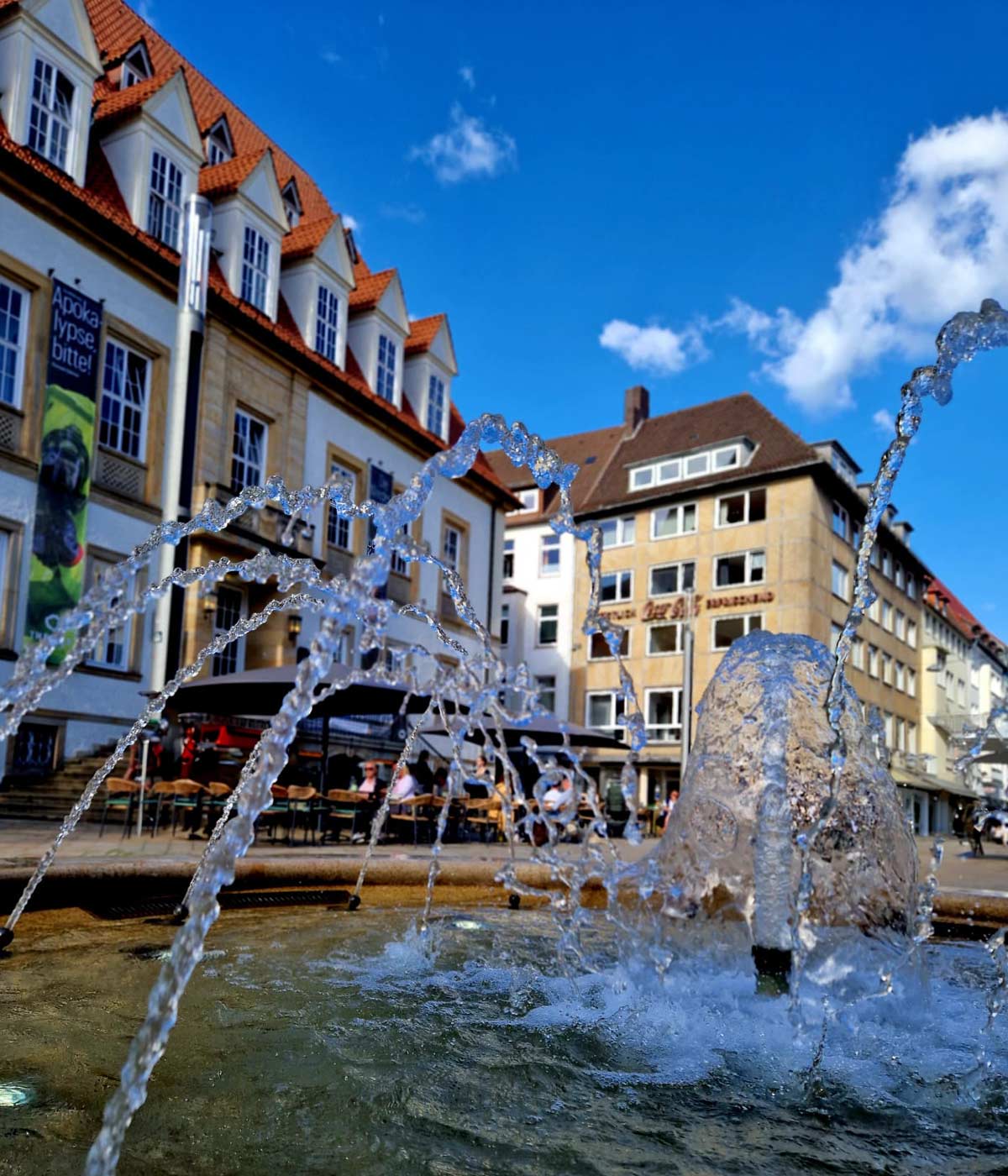 Bielefelder Altstadt Brunnen